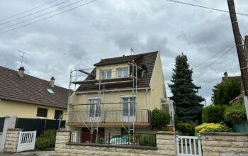 Ravalement d’une façade à Sartrouville